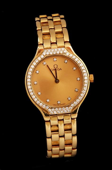 omega 18k ladies watch